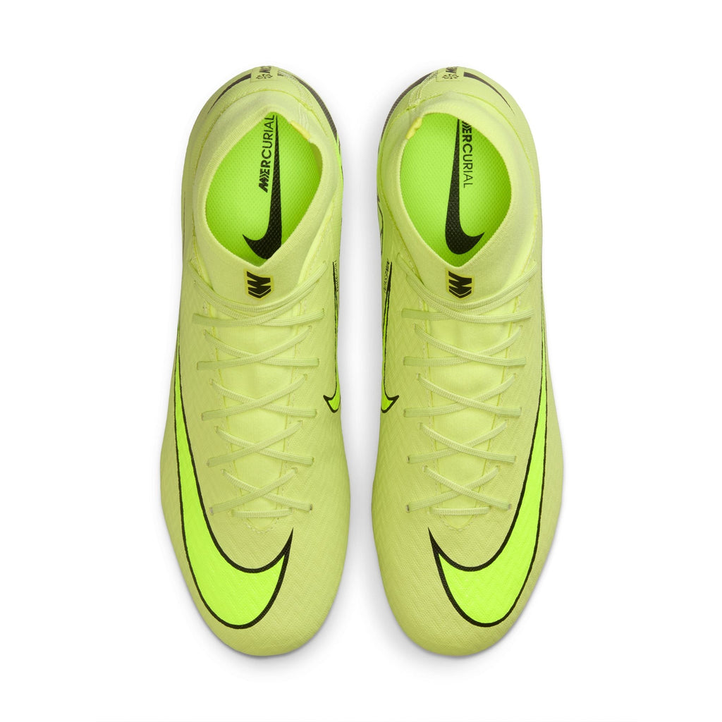 Nike Air Zoom Mercurial Superfly 10 Academy FG Firm Ground Soccer Cleats - Limelight/Volt/ Hyper Crimson