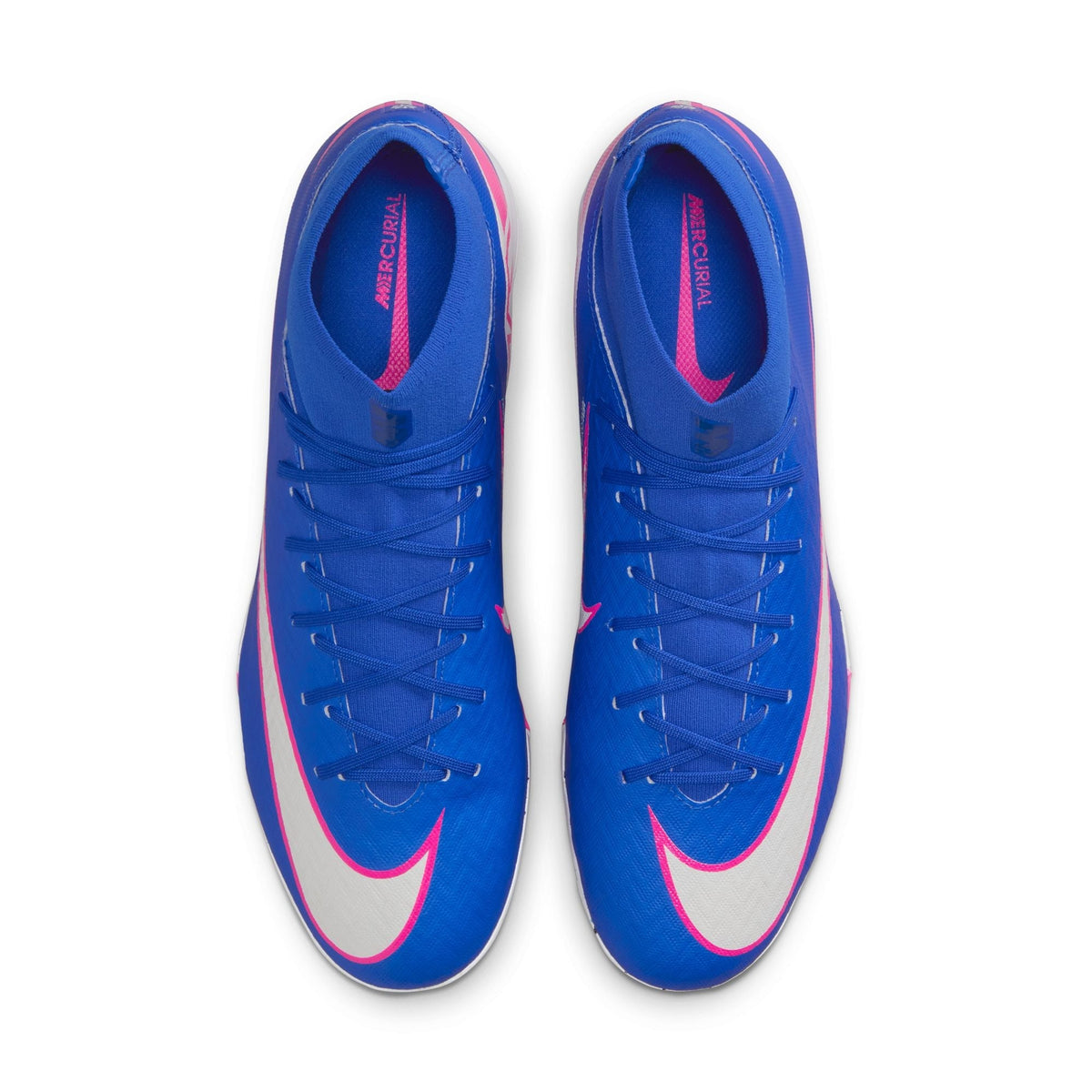Nike Mercurial Superfly 10 Academy TF Turf Soccer Cleats-Racer Blue/White