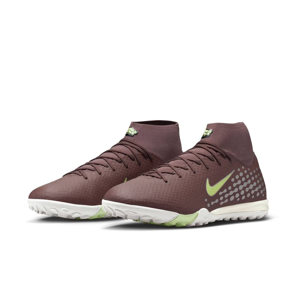 Nike Air Zoom Mercurial Superfly 10 Academy "Kylian Mbappé" TF Turf Soccer Cleats -Plum Eclipse/Metallic Silver