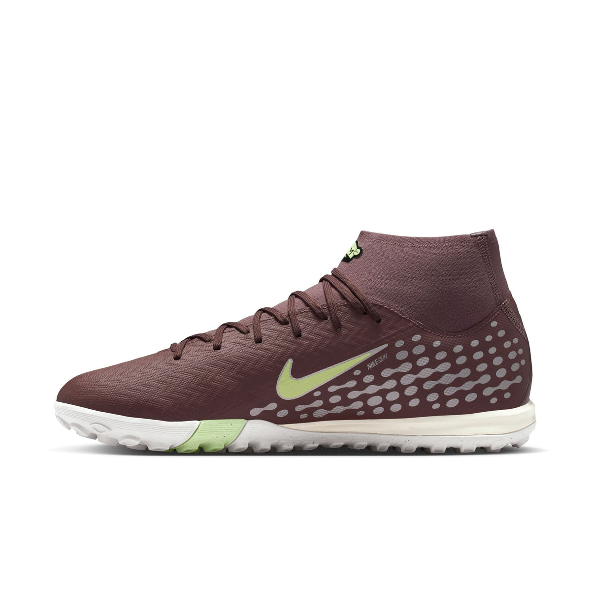 Nike Air Zoom Mercurial Superfly 10 Academy "Kylian Mbappé" TF Turf Soccer Cleats -Plum Eclipse/Metallic Silver