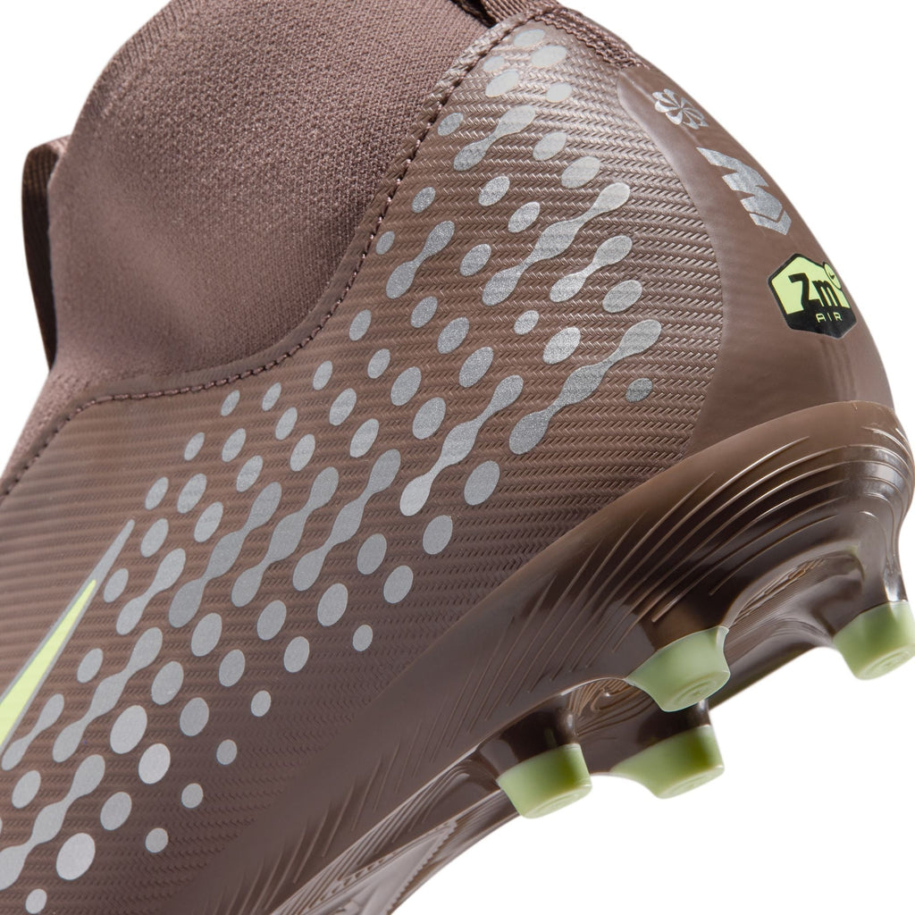 Nike Junior Zoom Mercurial Superfly 10 Academy "Kylian Mbappé" Academy FG Firm Ground Soccer Cleats-  Plum Eclipse/Metallic Silver