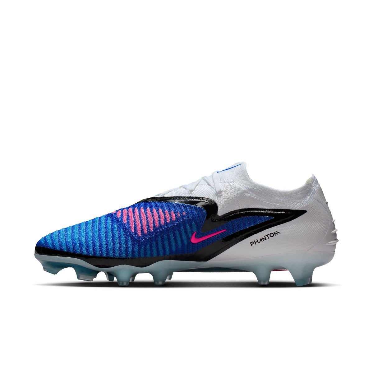 Nike Phantom 6 Low Elite FG Firm Ground Soccer Cleat -Racer Blue/Pink Blast/White