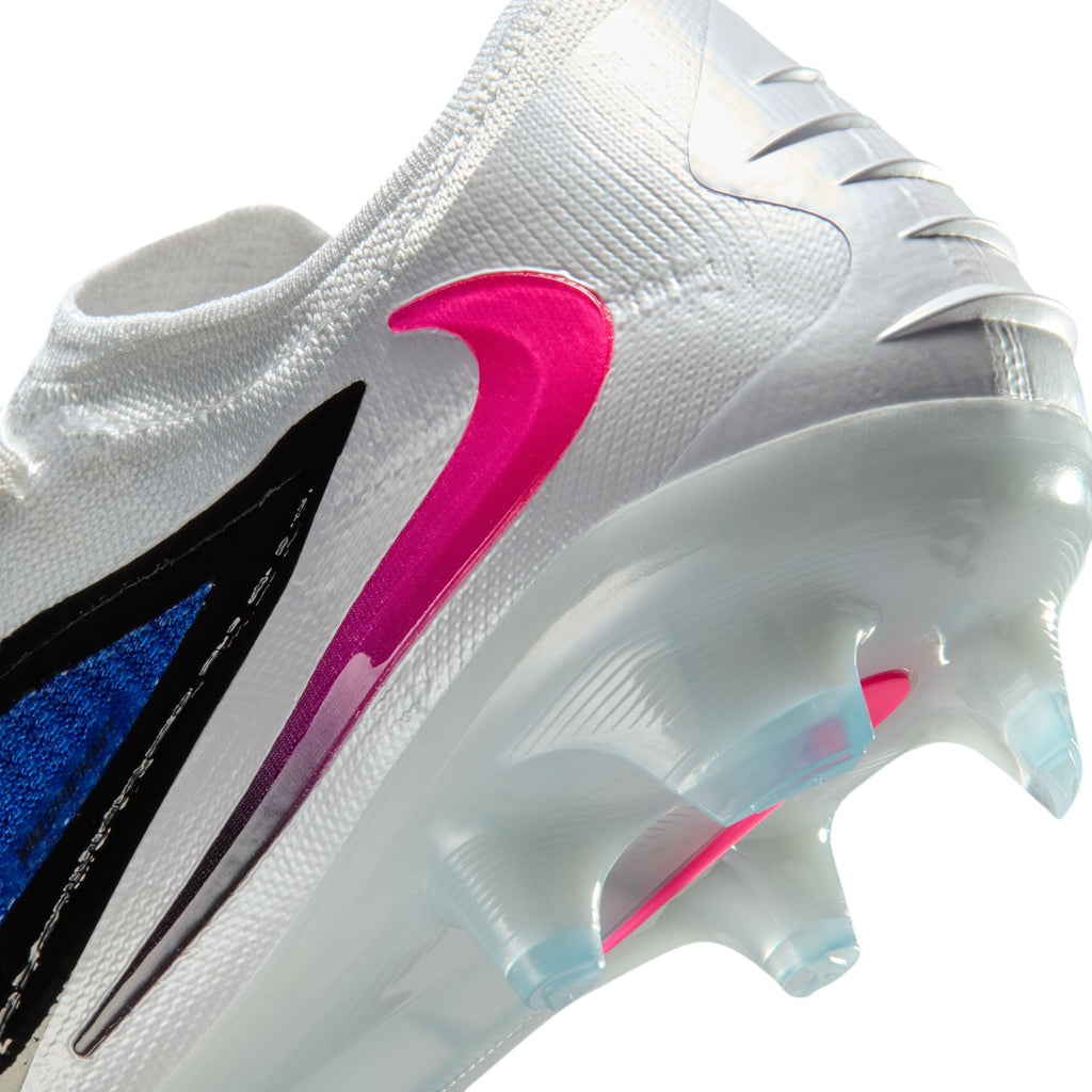 Nike Phantom 6 Low Elite FG Firm Ground Soccer Cleat -Racer Blue/Pink Blast/White