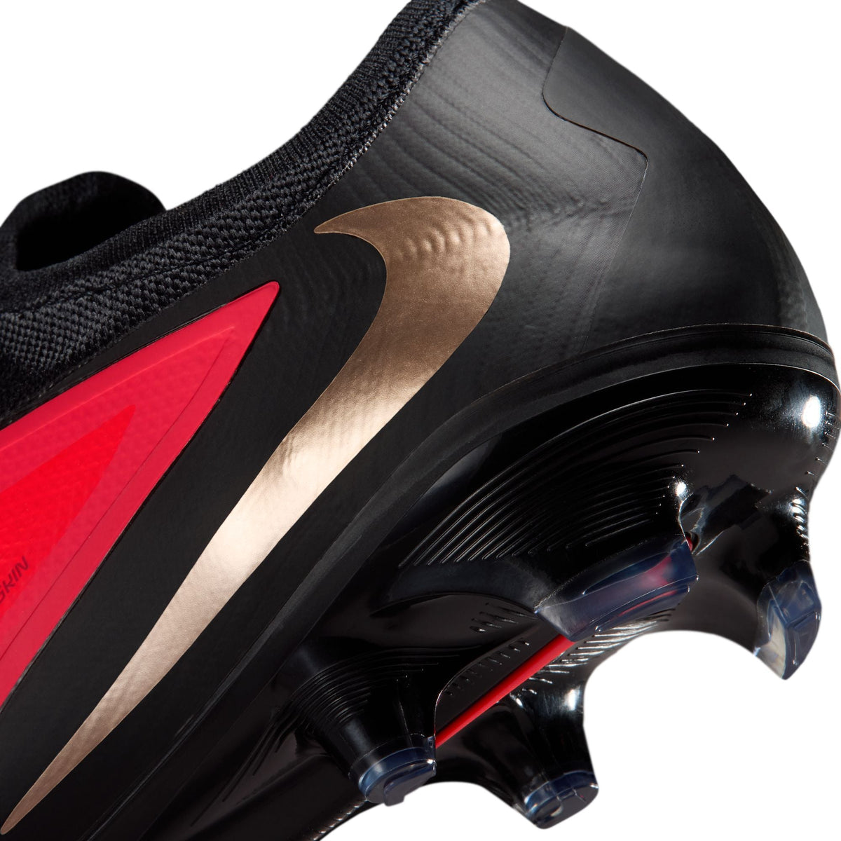Nike Phantom 6 Low Pro FG Firm Ground Soccer Cleats -Bright Crimson/Blur Black