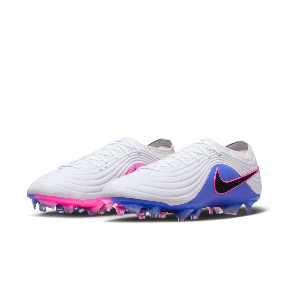 Nike Tiempo Maestro Elite FG Firm Ground Soccer Cleats- White/Black/Racer Blue/Pink Blast