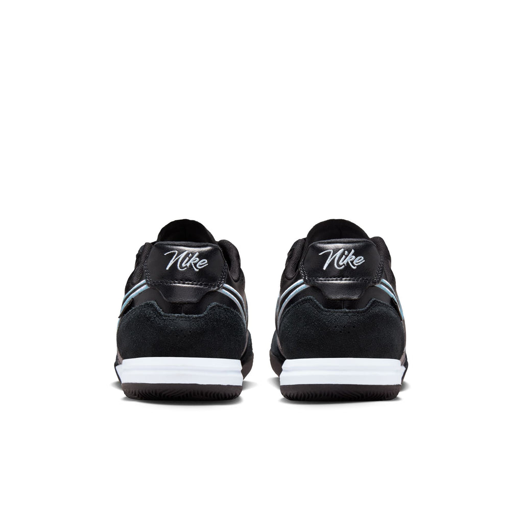 Nike Tiempo Streetgato IN Indoor/Court Low-Top Soccer Shoes-  Black/Obsidian/Ice Blue