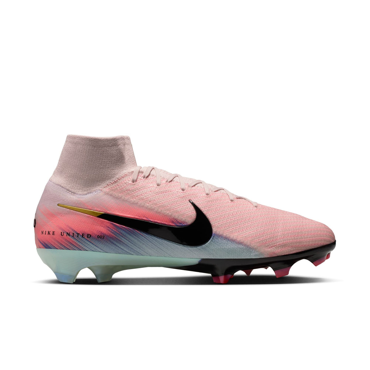 Nike UnitedAir Zoom Mercurial Superfly 10 Elite FG Firm Ground Soccer Cleat - Silt Red/Racer Blue