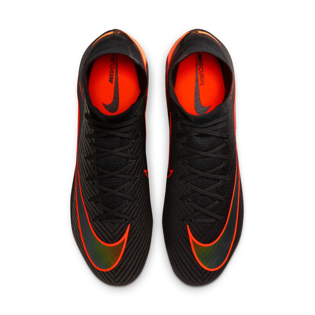 Nike Air Zoom Mercurial Superfly 10 Elite LV8 FG Firm Ground Soccer Cleats- Black/Hyper Crimson