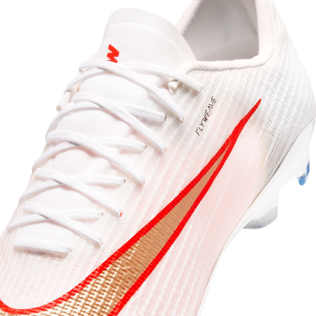 Nike Mercurial Superfly 11 Pro FG Firm-Ground Low-Top Soccer Cleats- White/Blur/ Bright Crimson
