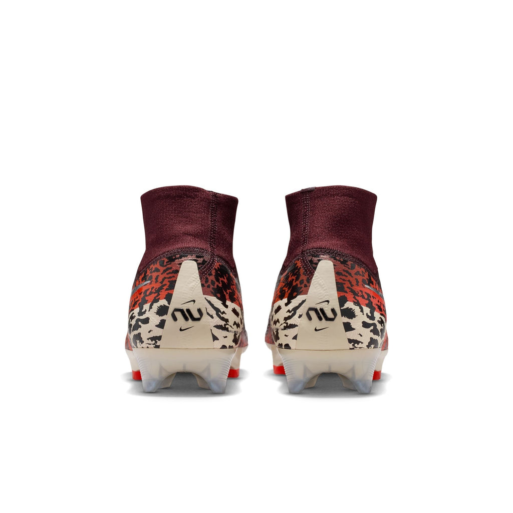 Nike United Superfly 10 Elite FG Firm Ground Soccer Cleats- Burgundy Crush/Metallic Silver