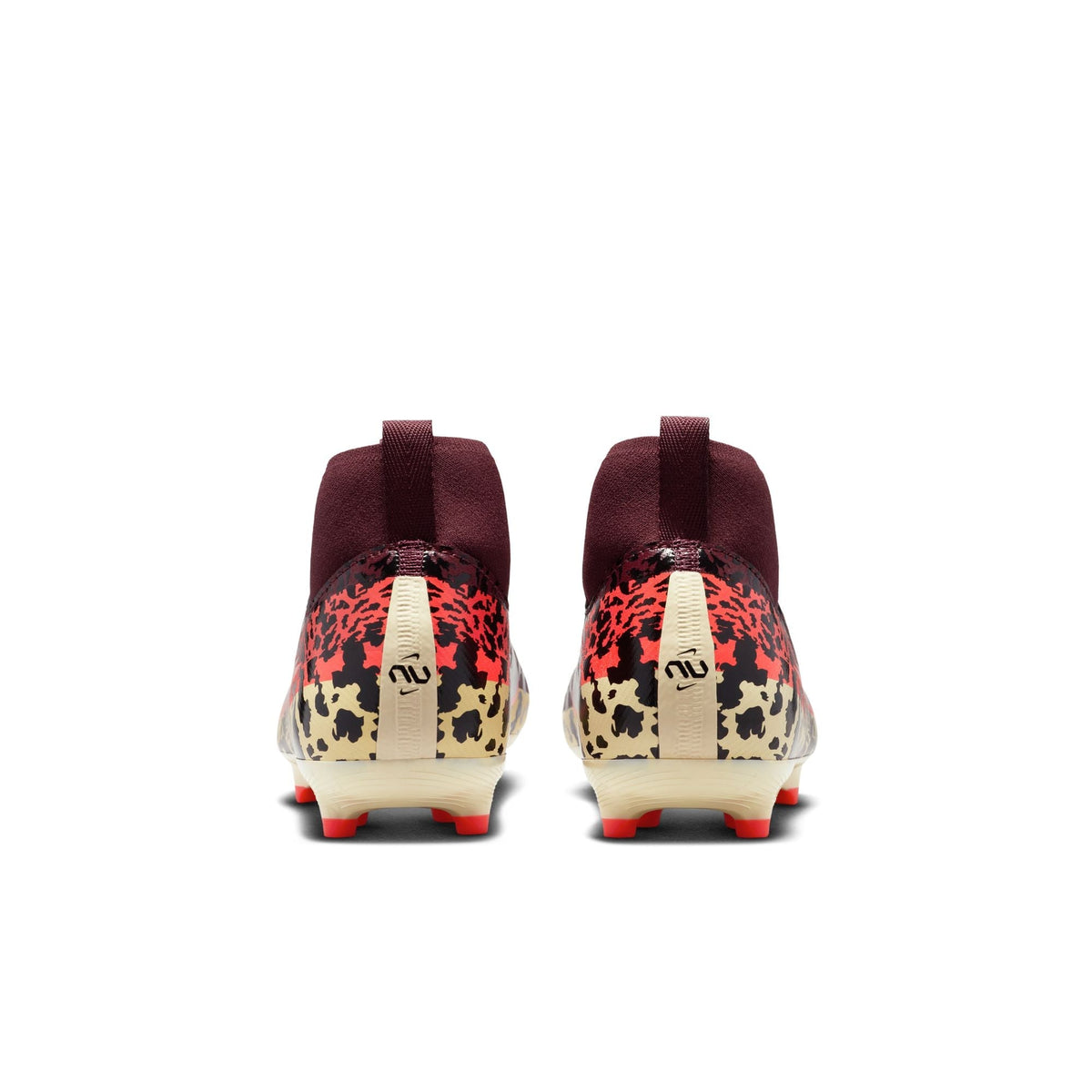 Nike United Junior Zoom Mercurial Superfly 10 Academy FG Firm Ground Soccer Cleats- Burgundy Crush/Metallic Silver