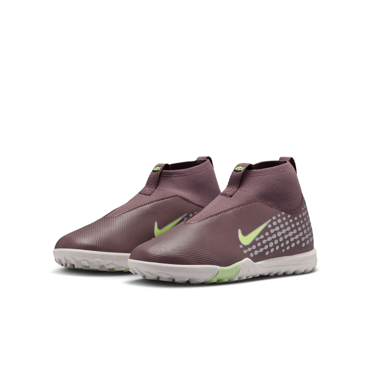 Nike Junior Zoom Mercurial Superfly 10 Academy "Kylian Mbappé" Academy TF Turf Soccer Cleats-  Plum Eclipse/Metallic Silver