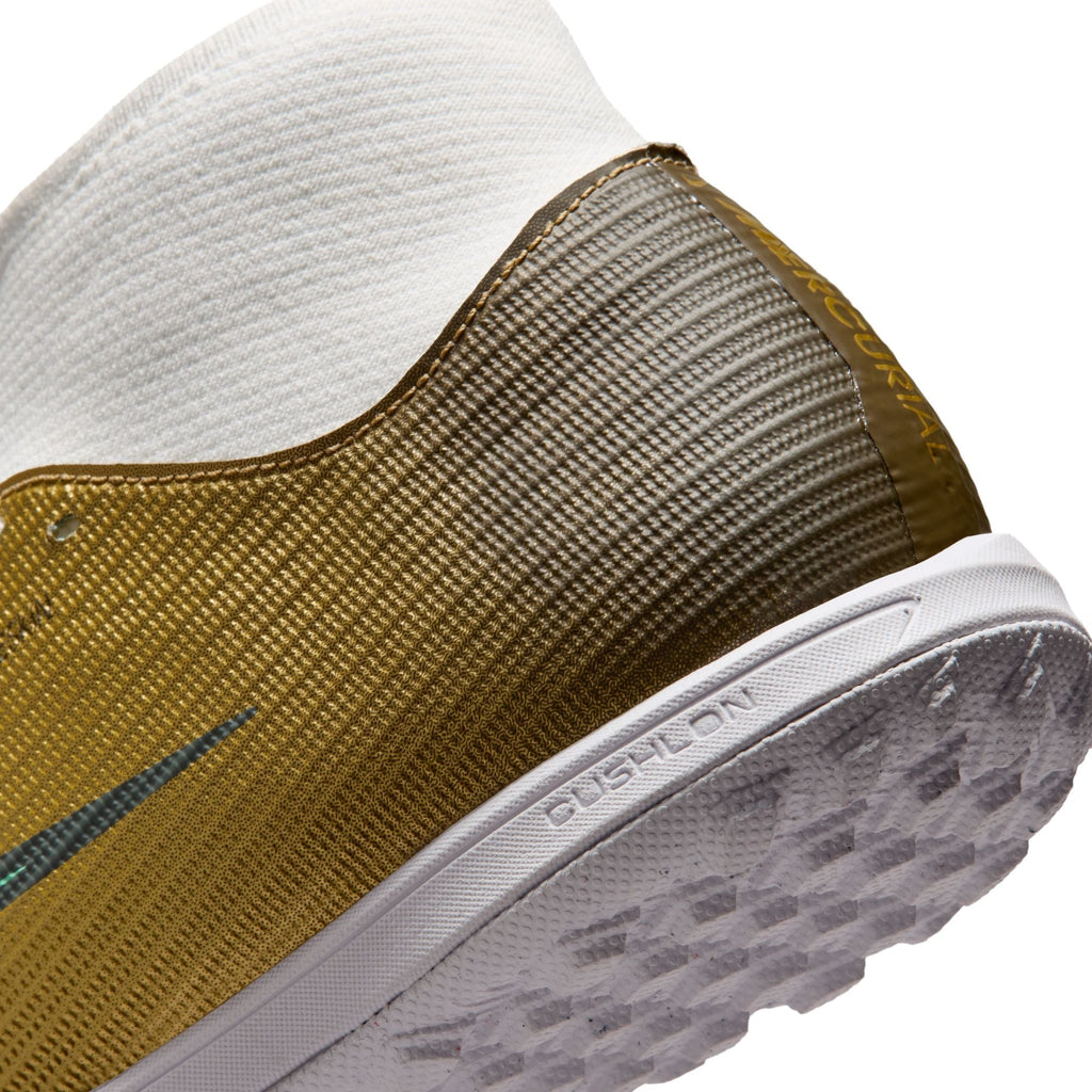 Nike Air Zoom Mercurial Superfly 11 Academy "Kylian Mbappé" TF Turf Soccer Cleats - Metallic Gold/Green Glow