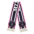 Inter Miami CF Fan Scarf Pink Navy White Letter