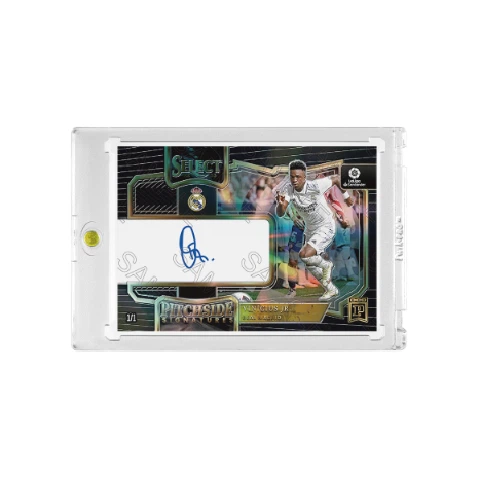 7 La Liga Select Pitchside Printed Signature Football Cards Bundle