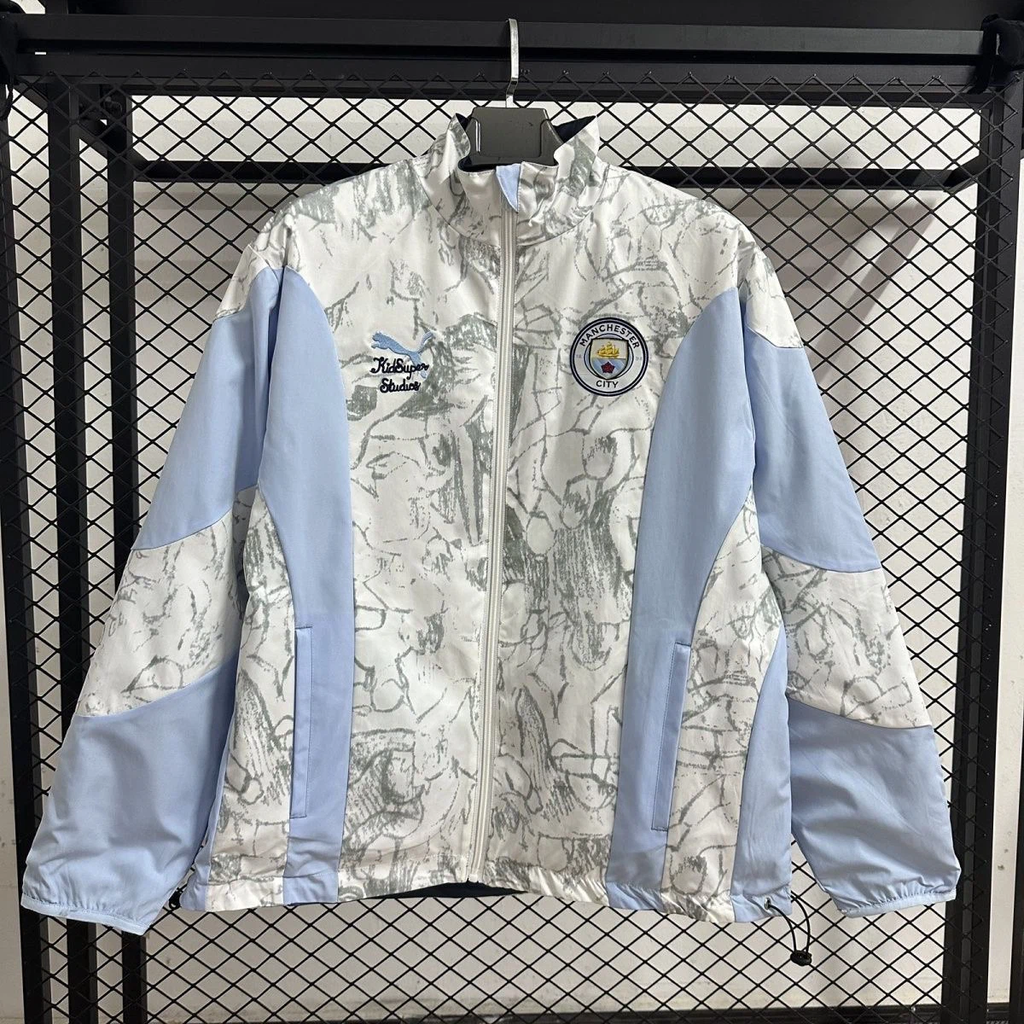 Manchester City Reversible Windbreaker Jacket